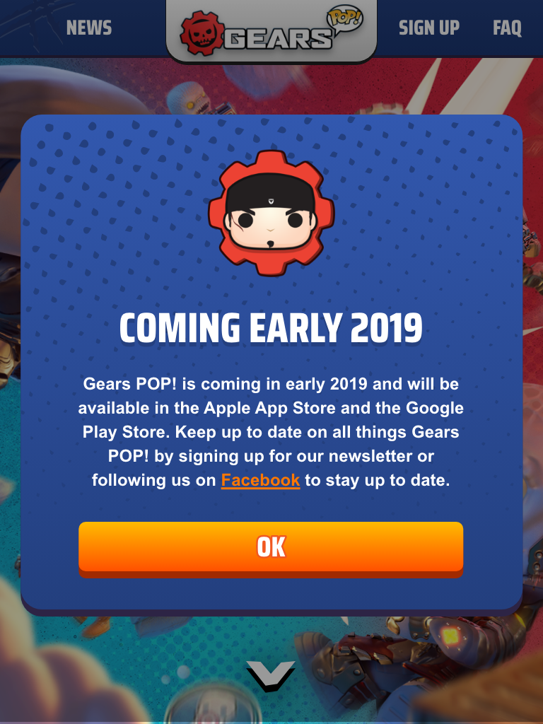 Gears POP! coming early 2019