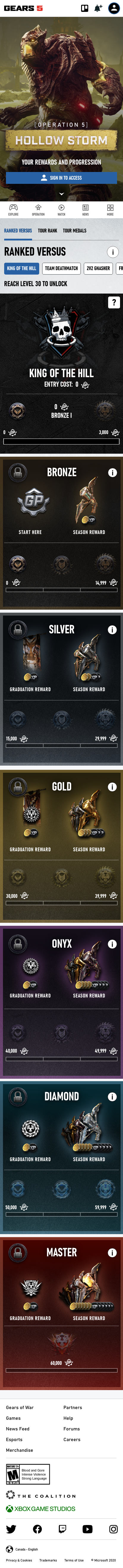 Operation 5 Ranked Versus on mobile