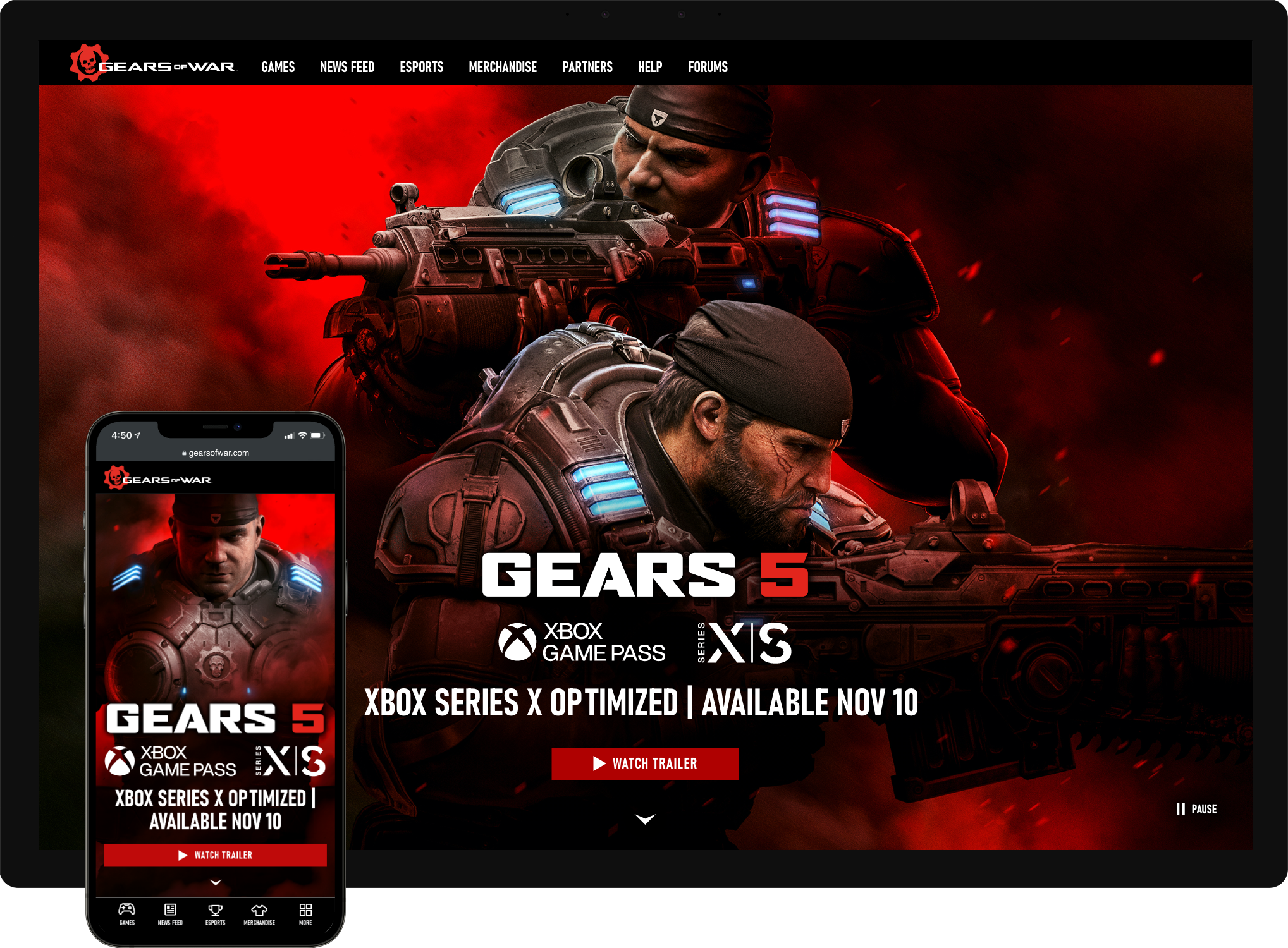 Gears Franchise Website